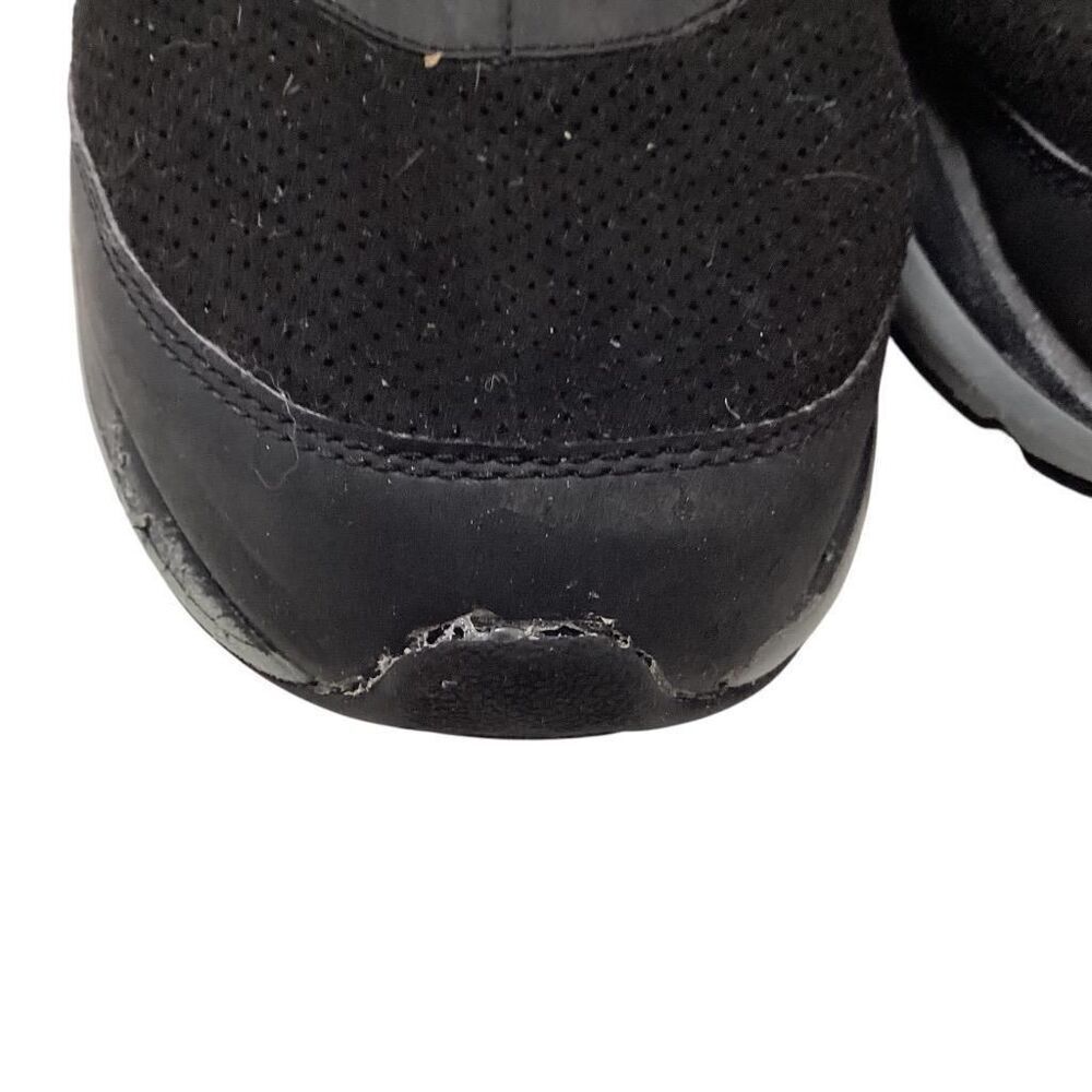 Brooks Walking Shoes Men 12 Black Gray Addiction Walker Suede Lace Up - Picture 3 of 11